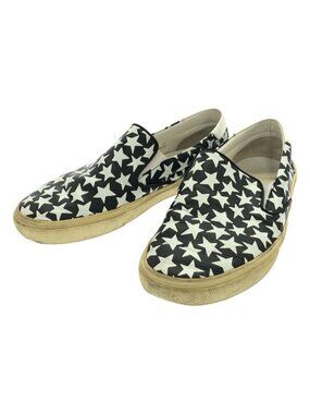 Saint Laurent Paris Star Slip on Sneakers Black 42